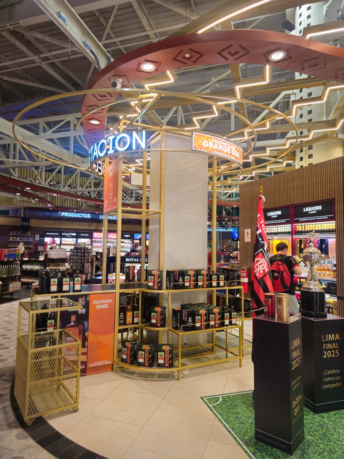 Jägermeister activation delivered by LanFlor at Jorge Chávez